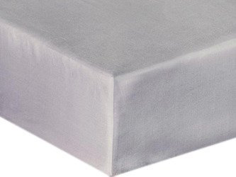 Bavlnené Prestieradlo Saténové s Gumičkou Šedá 024