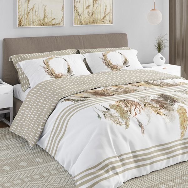 Posteľná súprava z bavlneného saténu 220x200+ 2x70x80 Boho 003