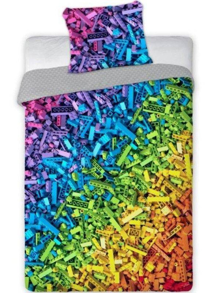 Bavlnené Obliečky Vankúšiky Bloky 024