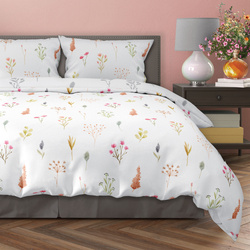 Posteľná súprava z bavlneného saténu 140x200+70x90 Milagro Verde 022