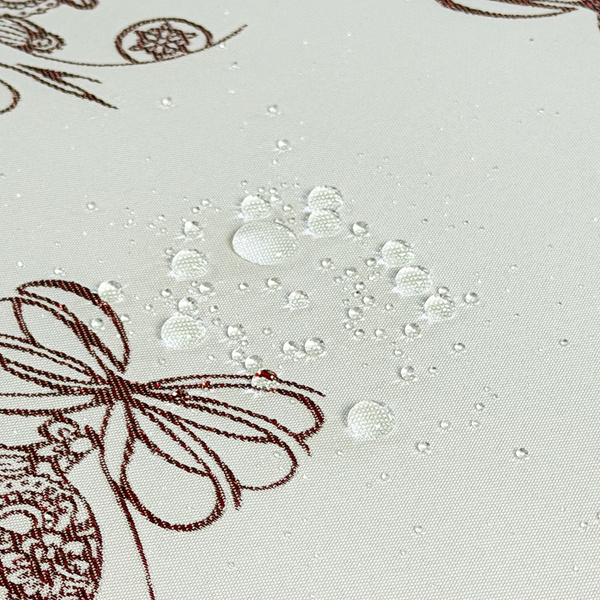 Obojstranné Obrusy s Nešpinivou Vianočný Vínna Vianočná Ozdoba Ornament Okrúhly