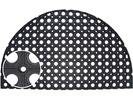 Rohožky Gumové Compos 16 mm  Polkruh 45x75 cm