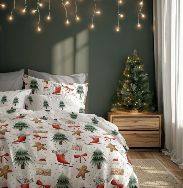 Bavlnené Posteľné Súpravy 220x200+ 2x70x80 Scandic 078