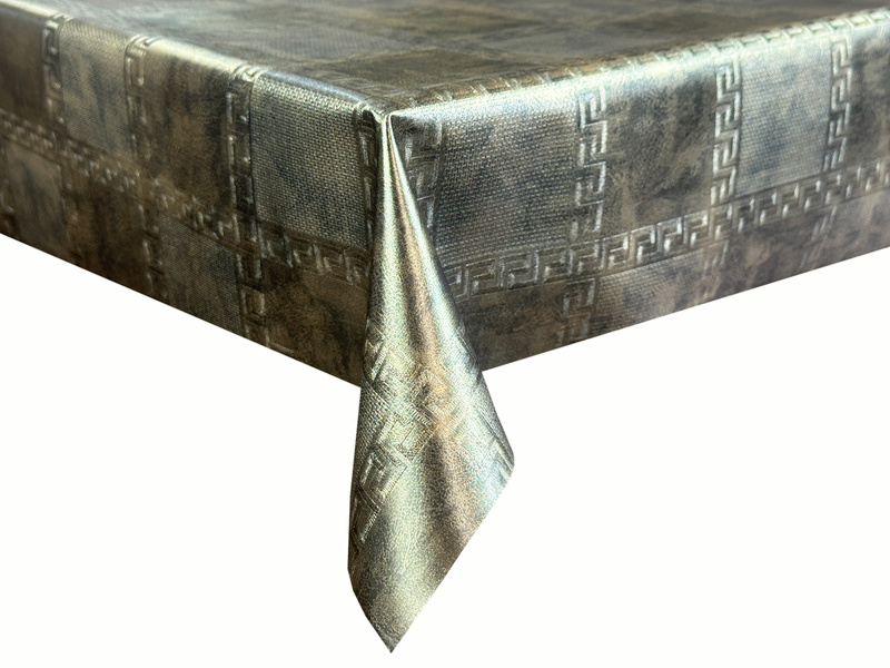 PVC Obrusy s Textilným Podkladom 3D Metallico T-7162A v Rolkách 