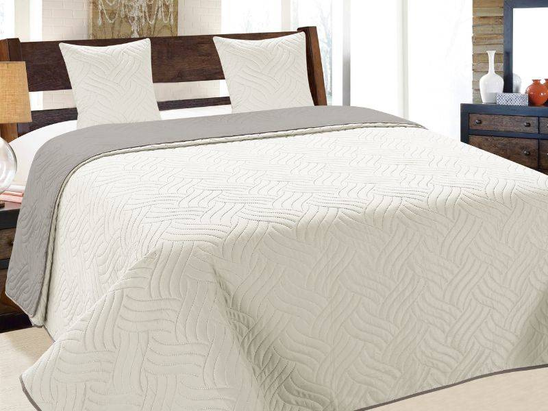 Obojstranné Prehozy Vigo II 011 Sivá 220x240+2x40x40