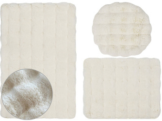 Kúpeľňové Koberčeky Aruba Ecru - 3 ks