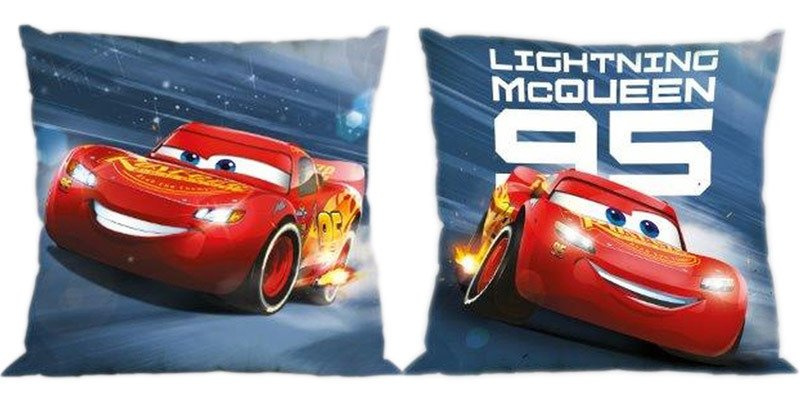 Obojstranná Obliečka na Vankúš Autá McQueen Cars 16 40x40 cm