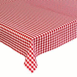 Obrusy s Nešpinivou Úpravou Alice Káro Hnedý