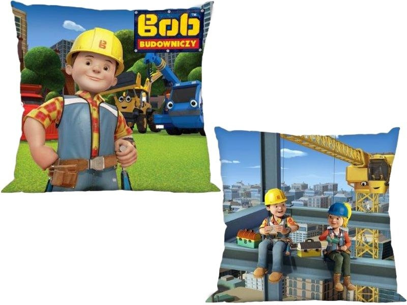 Obojstranná Obliečka na Vankúš Staviteľ Bob 005 40x40 cm