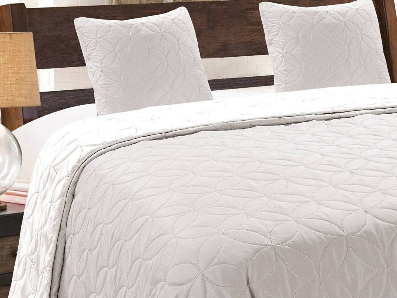 Obojstranné Prehozy Vigo II Šedá-Biela 006 180x220+2x40x40