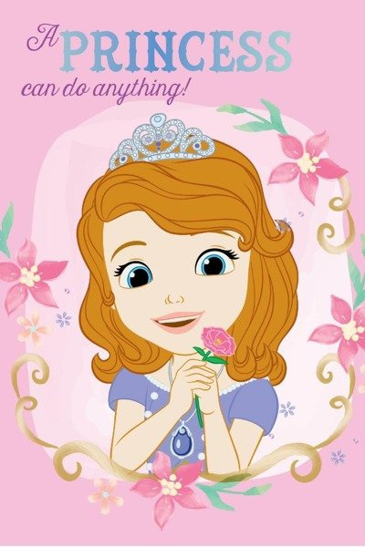 Detský Uteráčik Disney Princezná Sofia Prvá 01T 40x60 cm