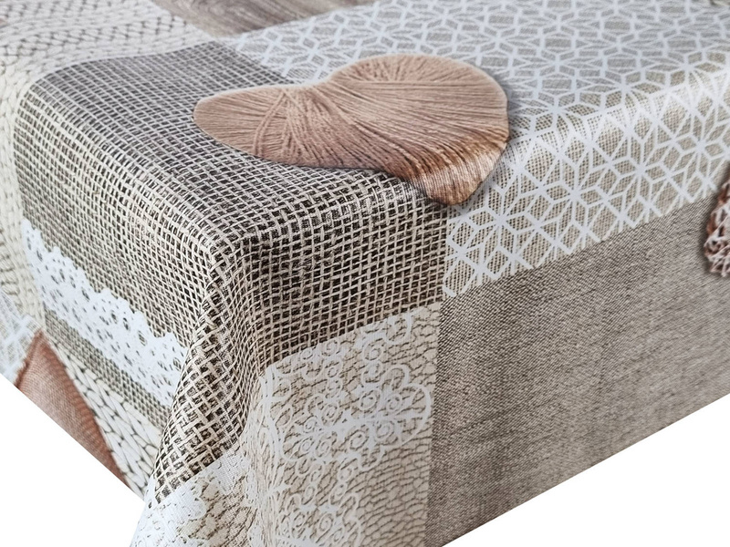 PVC Obrusy s Textilným Podkladom Textil BY-5798A
