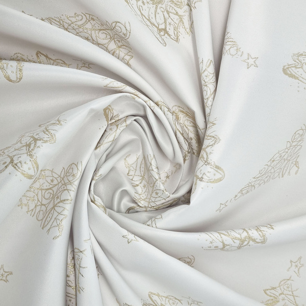 Obojstranné Behúne s Nešpinivou Úpravou Vianočný Strom Z-3401 Zlatý