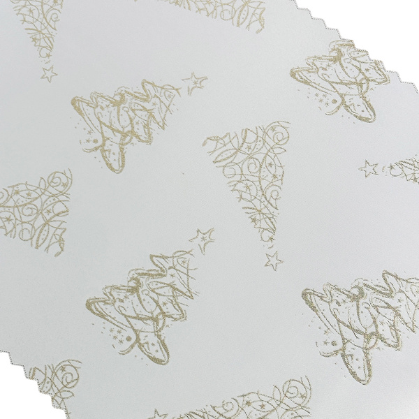 Obojstranné Behúne s Nešpinivou Úpravou Vianočný Strom Z-3401 Zlatý