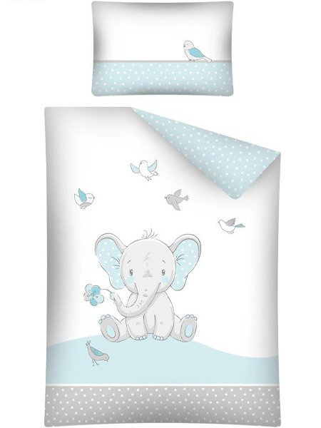 Detské Obliečky 100x135+40x60 Malý Slon 2666B