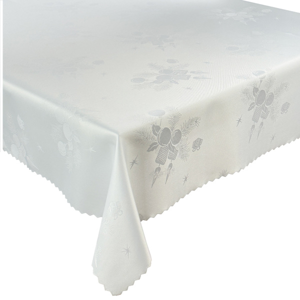 Obrusy s Nešpinivou Adventný sviečka y 826 Biela