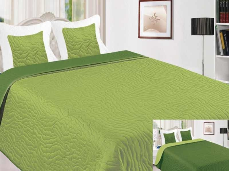 Obojstranné Prehozy na Posteľ Vigo II Green-Olive 46