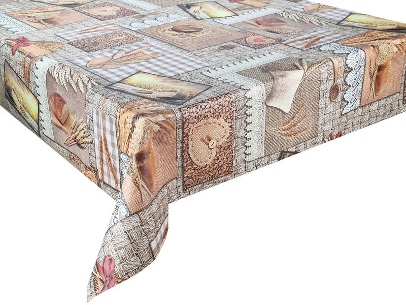 PVC Obrusy s Textilným Podkladom Textil BY-5799A