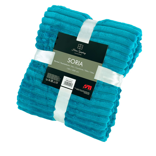 Deky z Mikrovlákna Soria Tyrkysová 150x200 cm