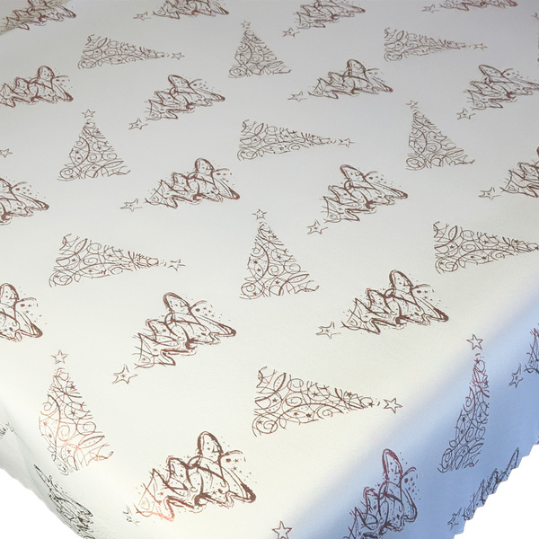 Obojstranné Obrusy s Nešpinivou Vianočný Strom Z-3401 Zlatý