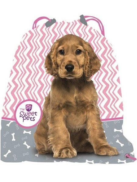 Vrecko na Telocvik a Prezúvky Sweet Pets Pes 33x44 cm