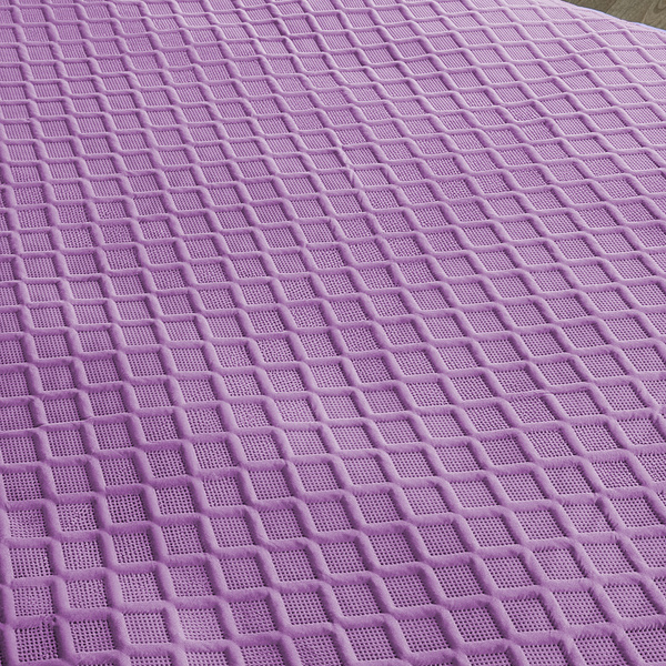 Obojstranné Prehozy Parla 3D Fialová Bez Vankúšov 220x240