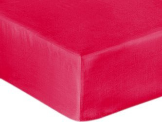 Bavlnené Prestieradlo Saténové s Gumičkou Fuchsie