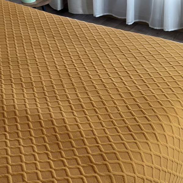 Obojstranné Prehozy Parla 3D Hnedá Bez Vankúšov 180x220