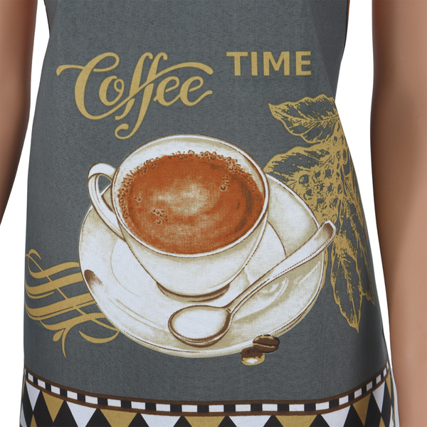 Kuchyňská Zástěra a 2 Kuchynské Rukavice s Magnetom Coffee II 0418FS38 SADA