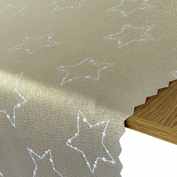 Obojstranné Behúne s Nešpinivou Úpravou Zlato Biela Vianoce Slávnostné 2561