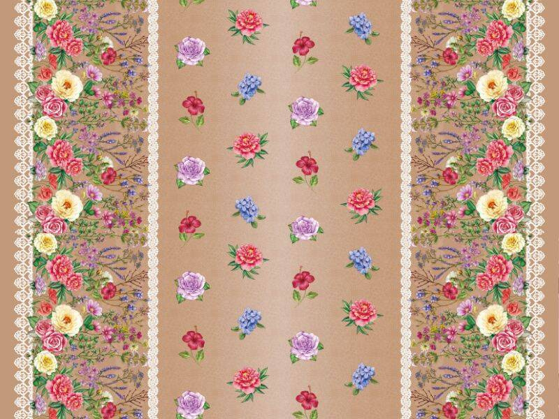 PVC Obrusy s Textilným Podkladom 140 Classico ZY-5820B