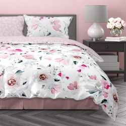 Posteľná súprava z bavlneného saténu 140x200+70x90 Milagro Verde 003