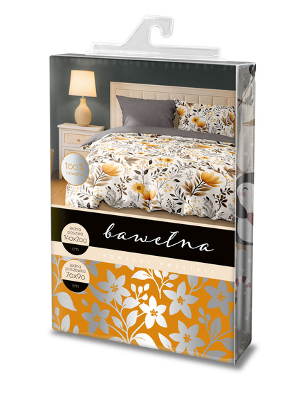 Bavlnené Posteľné Súpravy 140x200+70x90 Gusto 004