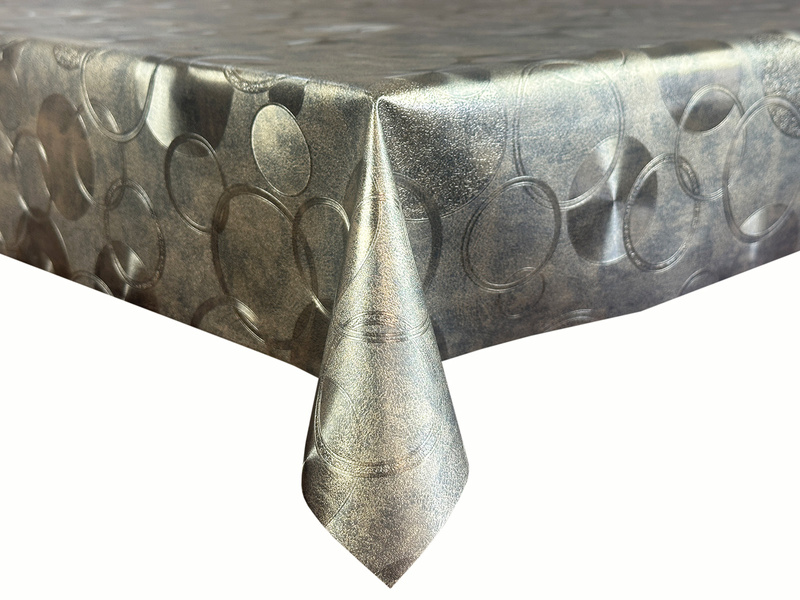 PVC Obrusy s Textilným Podkladom 3D Metallico T-6253A v Rolkách 