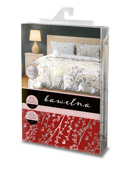 Bavlnené Posteľné Súpravy 140x200+70x90 Gusto 003