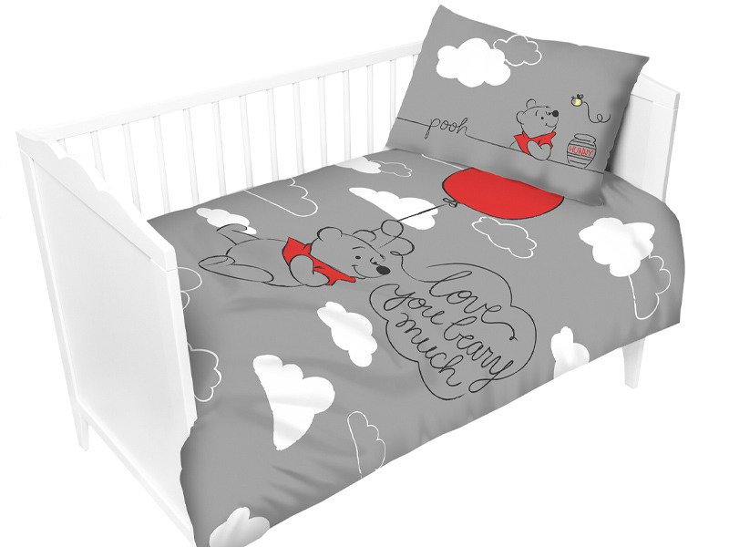 Detské Obliečky 100x135+40x60 Disney Macko Pu  WTP29A