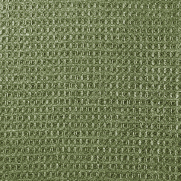 Žakárová Prikrývka Alta S Brmbolcami Vaflová Štruktúra Zelený 150x200 cm