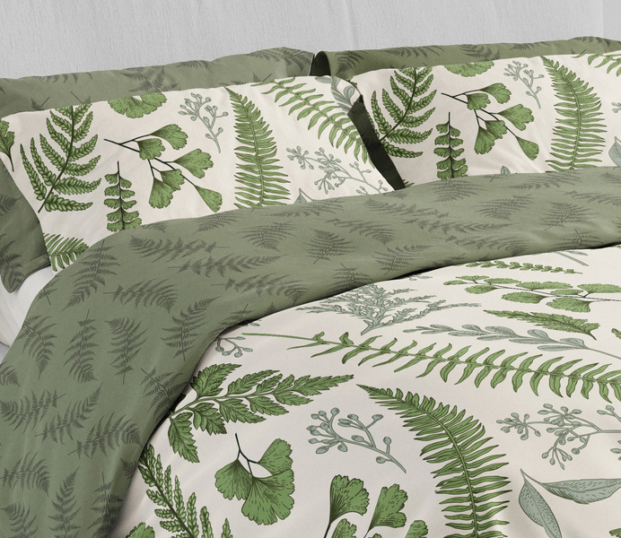 Posteľná súprava z bavlneného saténu 160x200+ 2x70x80 Boho 008