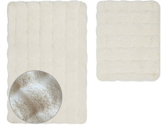 Kúpeľňové Koberčeky Lombok Béžová - 2 ks