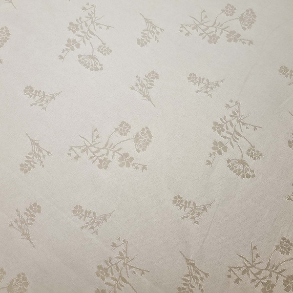 Obrusy  Úpravou Jacquard Ines Béžové kvety