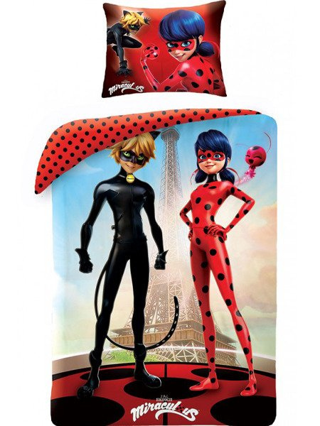 Pościel Miraculous Ladybug a Cat Noir 102 BL