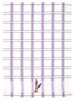 Bavlnené Kuchynské Utierky Lavender Biela Levanduľa 45x65 cm