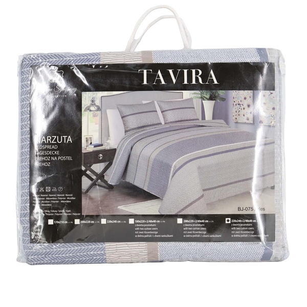 Obojstranné Prehozy na Posteľ TAVIRA BJ-075 Arles 220x240+2x40x40