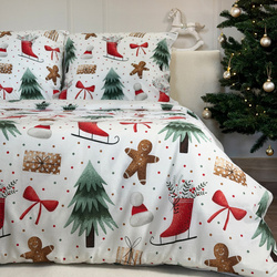 Bavlnené Posteľné Súpravy 160x200+ 2x70x80 Scandic 078