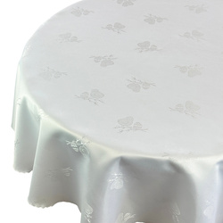 Obrusy s Nešpinivou Úpravou Veľkonočný 1679 Kuracie Veľkonočné Vajíčko Biela Okrúhly