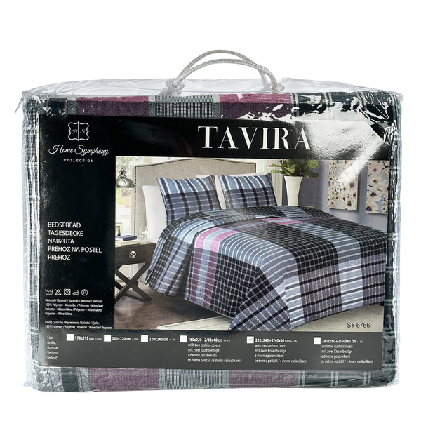 Obojstranné Prehozy na Posteľ TAVIRA SY-6766 220x240+2x40x40