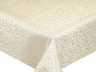 PVC Obrusy s Textilným Podkladom Pearl ZG-6233B ECRU