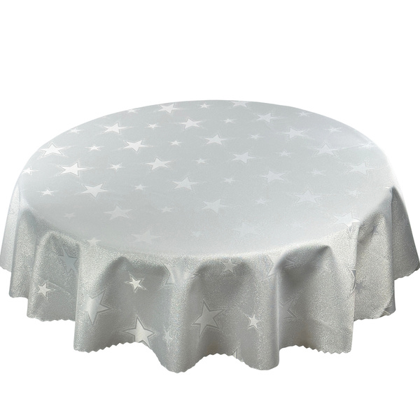 Obojstranné Obrusy s Nešpinivou Úpravou Veľké Hviezdy Okrúhly
