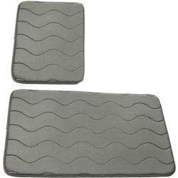 Kúpeľňové Koberčeky Sumba Svetlo Šedá 23 - Dva kusy