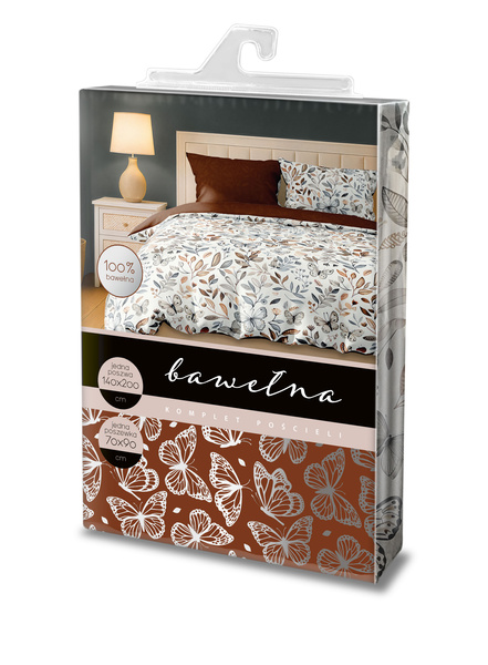 Bavlnené Posteľné Súpravy 140x200+70x90 Gusto 001